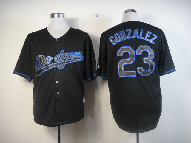 Gonzalez Los Angeles Dodgers black Fashion jersey