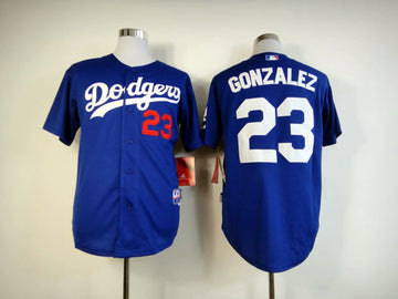 Gonzalez Los Angeles Dodgers blue jersey