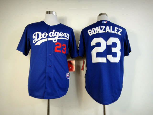 Gonzalez Los Angeles Dodgers blue jersey