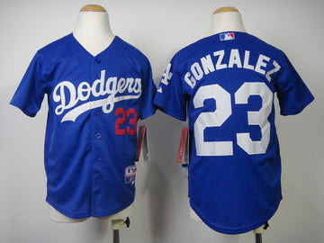 Gonzalez Los Angeles Dodgers blue jersey