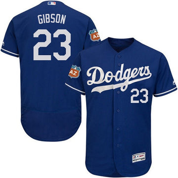 Kirk Gibson Los Angeles Dodgers blue jersey