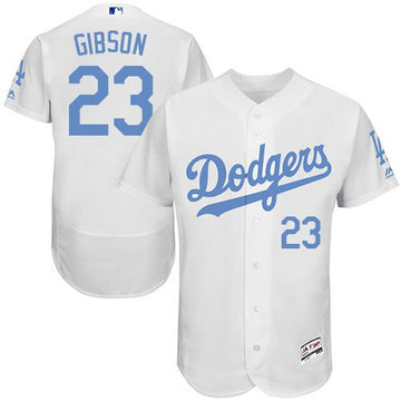 Kirk Gibson Los Angeles Dodgers white Authentic jersey