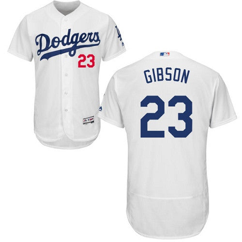 Kirk Gibson Los Angeles Dodgers white jersey