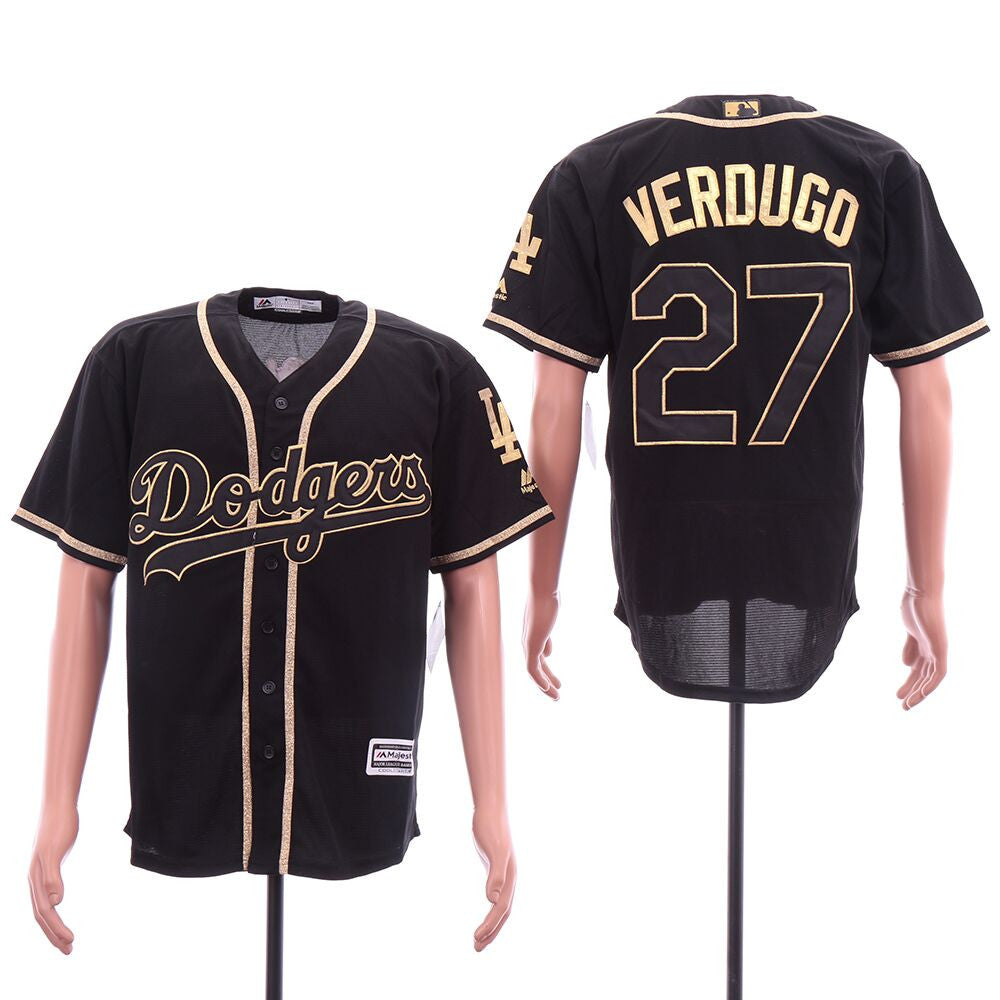 Alex Verdugo Los Angeles Dodgers black jersey