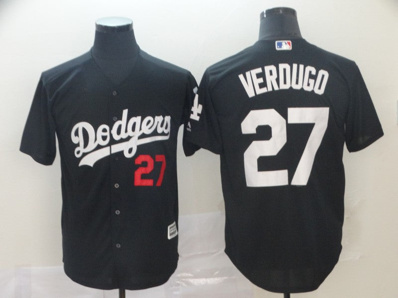 Alex Verdugo Los Angeles Dodgers black jersey