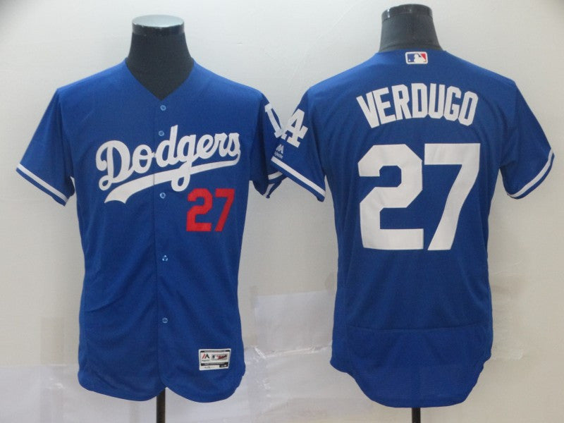 Alex Verdugo Los Angeles Dodgers blue jersey