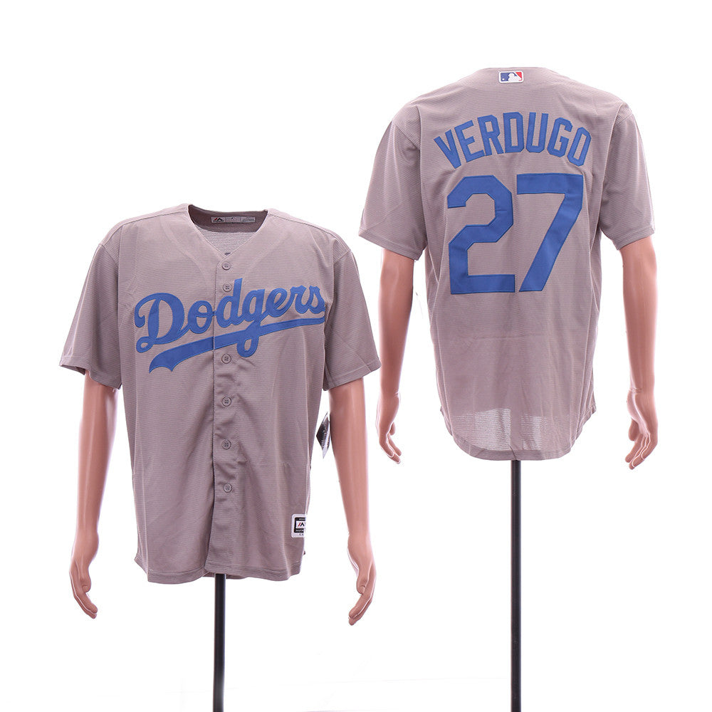 Alex Verdugo Los Angeles Dodgers gray jersey