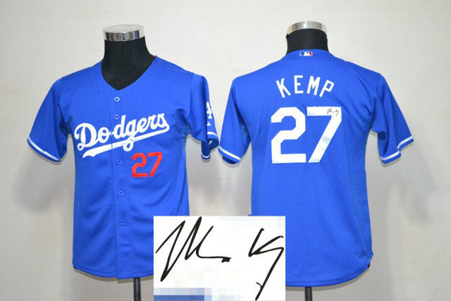 Kemp Los Angeles Dodgers blue jersey