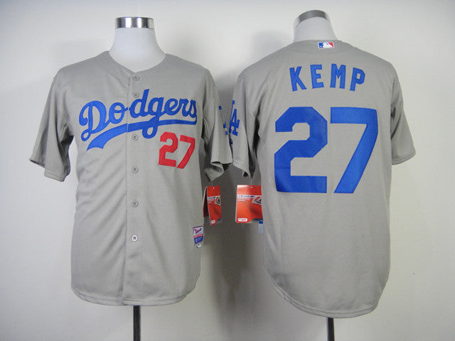 Kemp Los Angeles Dodgers grey jersey
