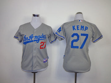 Kemp Los Angeles Dodgers grey jersey