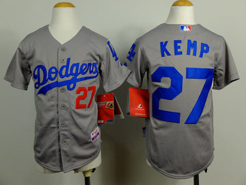 Kemp Los Angeles Dodgers grey jersey