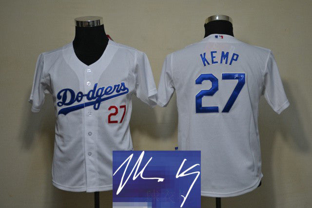 Kemp Los Angeles Dodgers white jersey