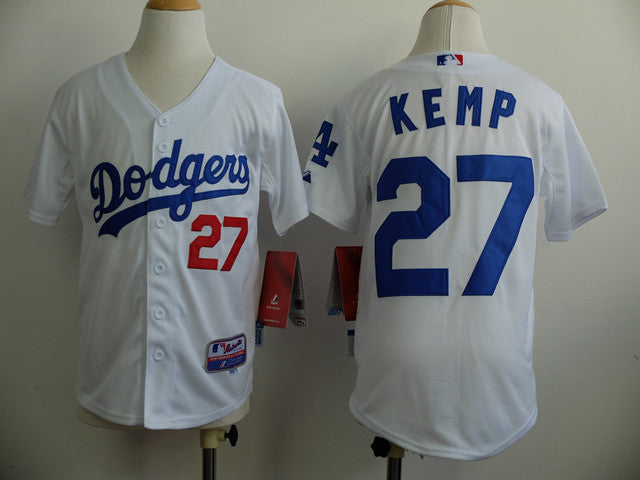 Kemp Los Angeles Dodgers white jersey