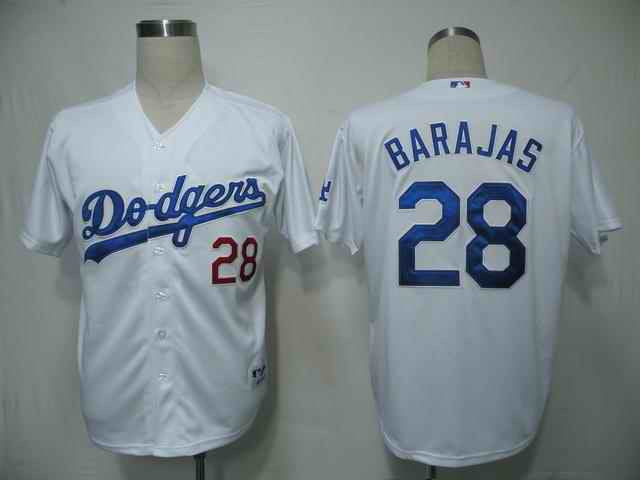 Barajas Los Angeles Dodgers white jersey