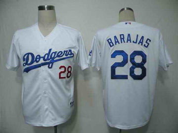 Barajas Los Angeles Dodgers white jersey