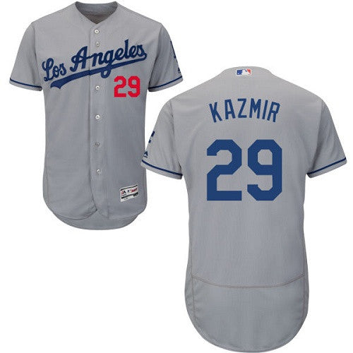 Scott Kazmir Los Angeles Dodgers gray jersey