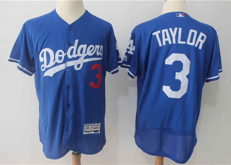 Chris Taylor Los Angeles Dodgers blue jersey
