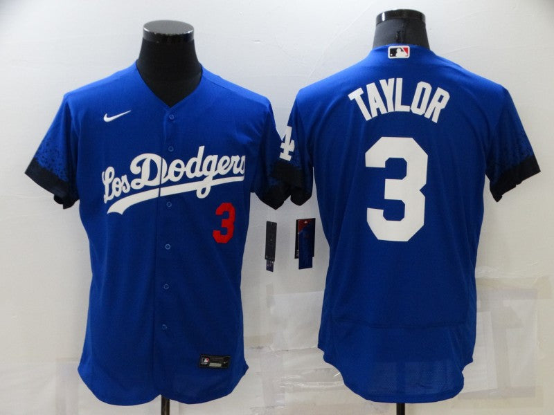 Chris Taylor Los Angeles Dodgers royal City Connect jersey