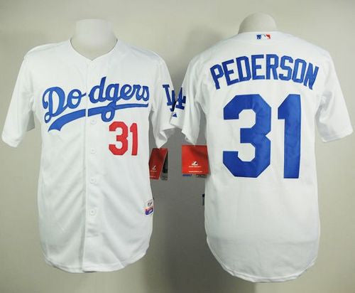 Joc Pederson Los Angeles Dodgers white jersey