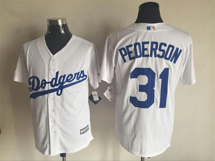 Joc Pederson Los Angeles Dodgers white jersey