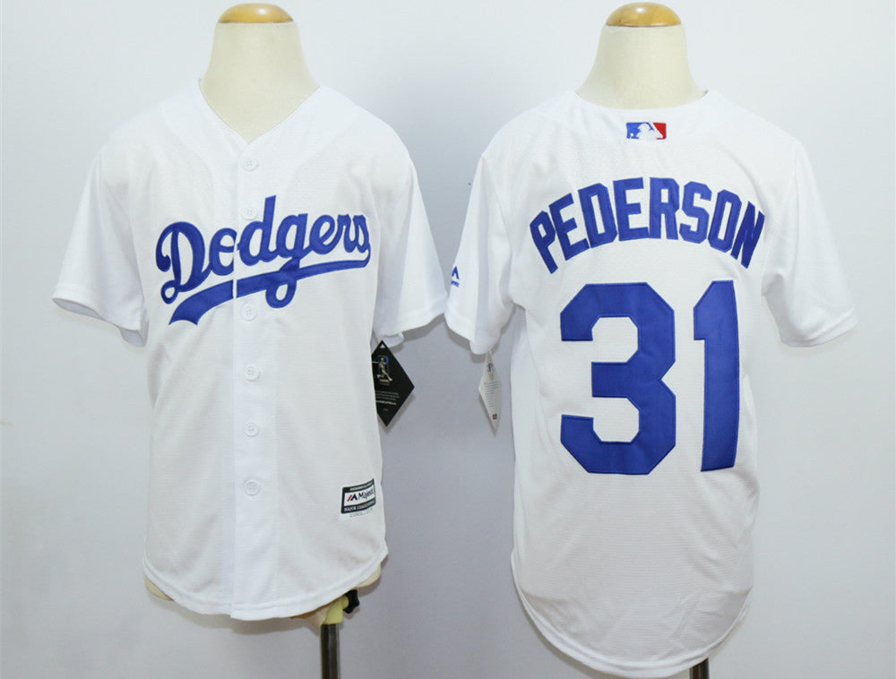 Joc Pederson Los Angeles Dodgers white jersey