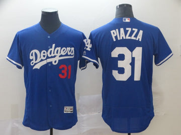 Mike Piazza Los Angeles Dodgers blue jersey