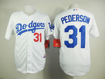 Pederson Los Angeles Dodgers white jersey