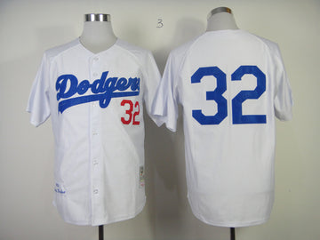 Koufax Los Angeles Dodgers white Throwback jersey