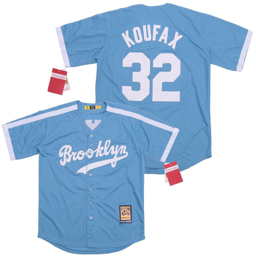 Sandy Koufax Los Angeles Dodgers blue Throwback jersey