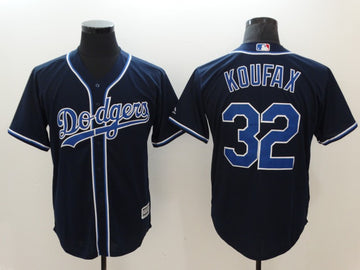 Sandy Koufax Los Angeles Dodgers navy jersey