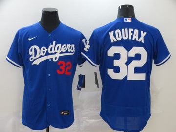 Sandy Koufax Los Angeles Dodgers royal jersey