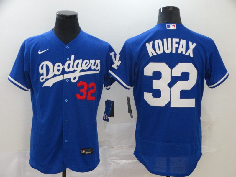Sandy Koufax Los Angeles Dodgers royal jersey