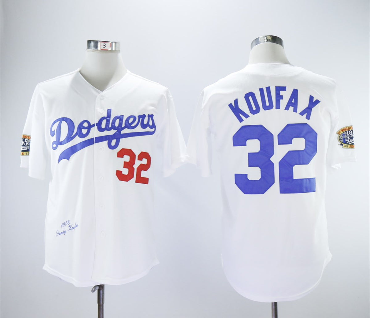 Sandy Koufax Los Angeles Dodgers white Throwback jersey