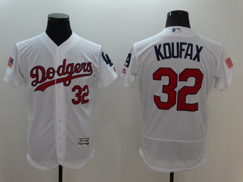 Sandy Koufax Los Angeles Dodgers white Fashion jersey