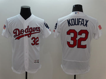 Sandy Koufax Los Angeles Dodgers white Fashion jersey