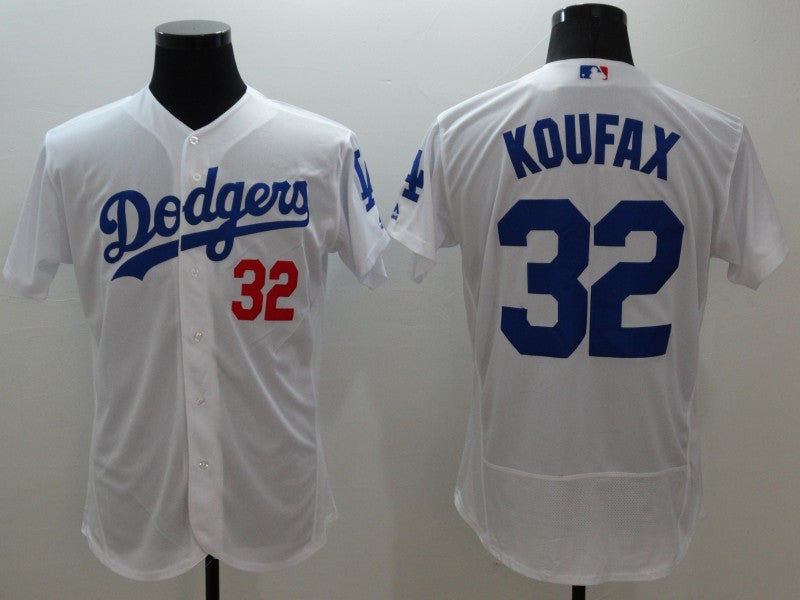 Sandy Koufax Los Angeles Dodgers white jersey