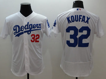 Sandy Koufax Los Angeles Dodgers white jersey