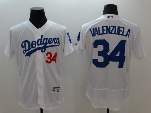 Fernando Valenzuela Los Angeles Dodgers white Authentic jersey