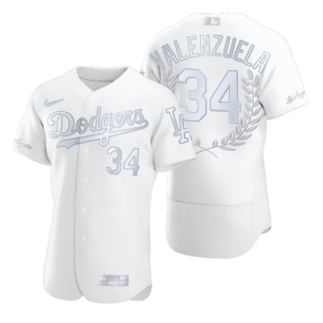 Fernando Valenzuela Los Angeles Dodgers white Fashion jersey