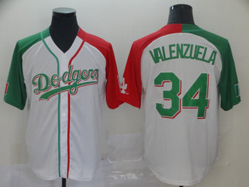 Fernando Valenzuela Los Angeles Dodgers white Heritage jersey