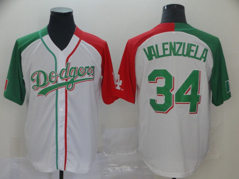 Fernando Valenzuela Los Angeles Dodgers white Heritage jersey