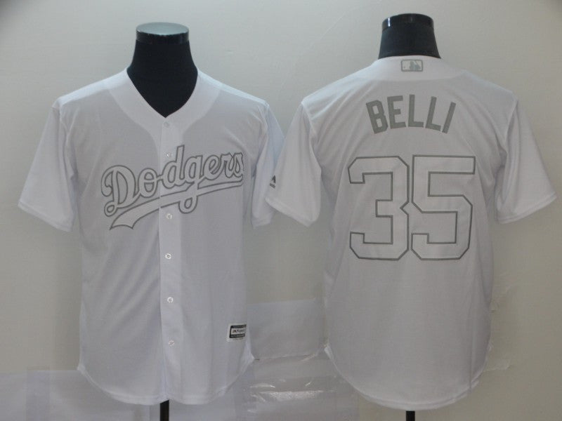 Cody Bellinger Belli Los Angeles Dodgers white jersey