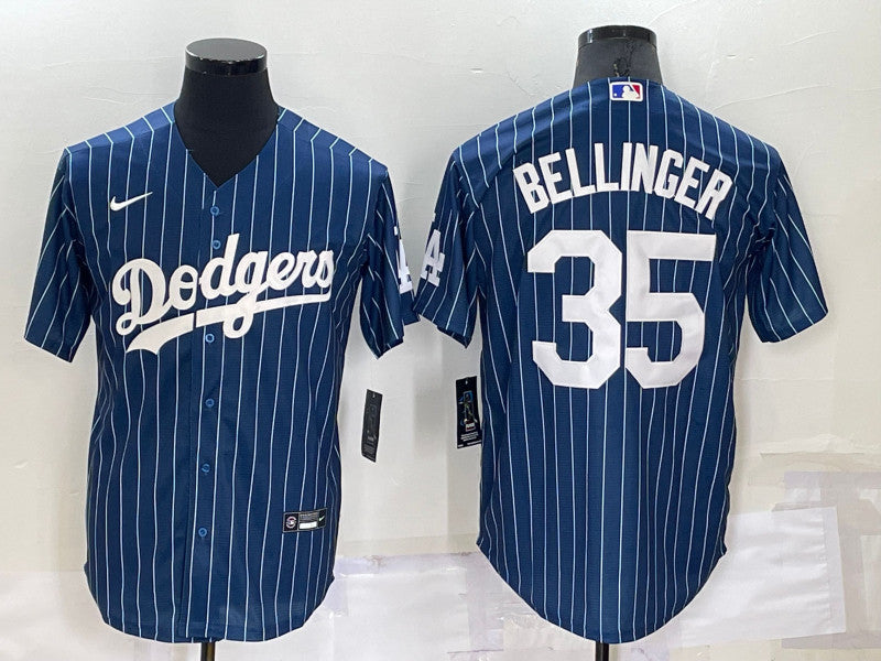 Cody Bellinger Los Angeles Dodgers blue Throwback jersey