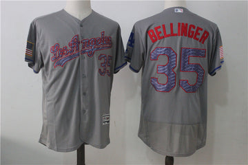 Cody Bellinger Los Angeles Dodgers gray jersey