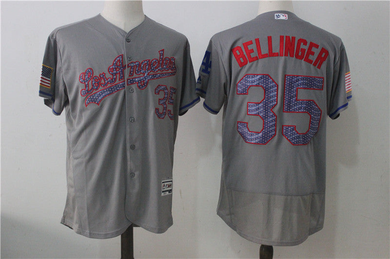 Cody Bellinger Los Angeles Dodgers gray jersey