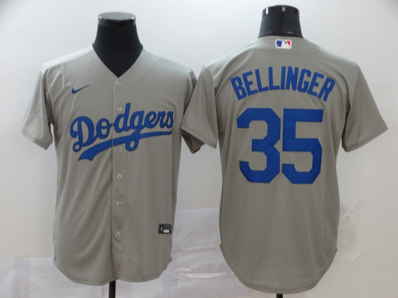 Cody Bellinger Los Angeles Dodgers gray jersey