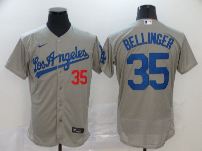 Cody Bellinger Los Angeles Dodgers gray jersey