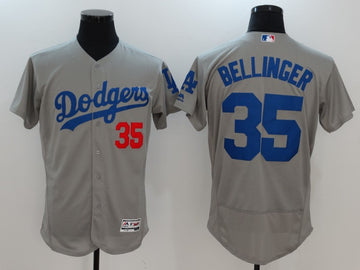 Cody Bellinger Los Angeles Dodgers gray jersey
