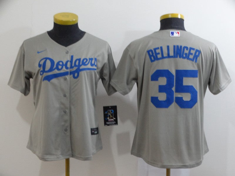 Cody Bellinger Los Angeles Dodgers gray jersey