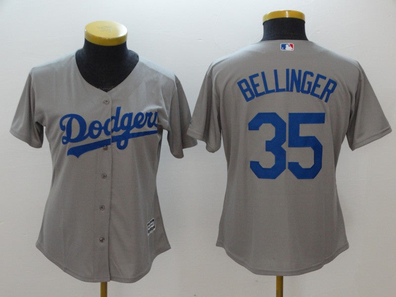 Cody Bellinger Los Angeles Dodgers gray jersey